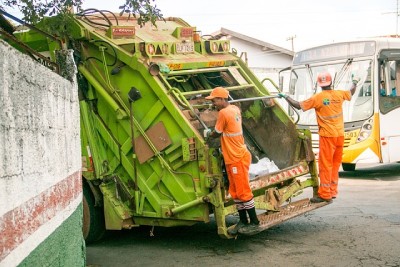 garbage trucks